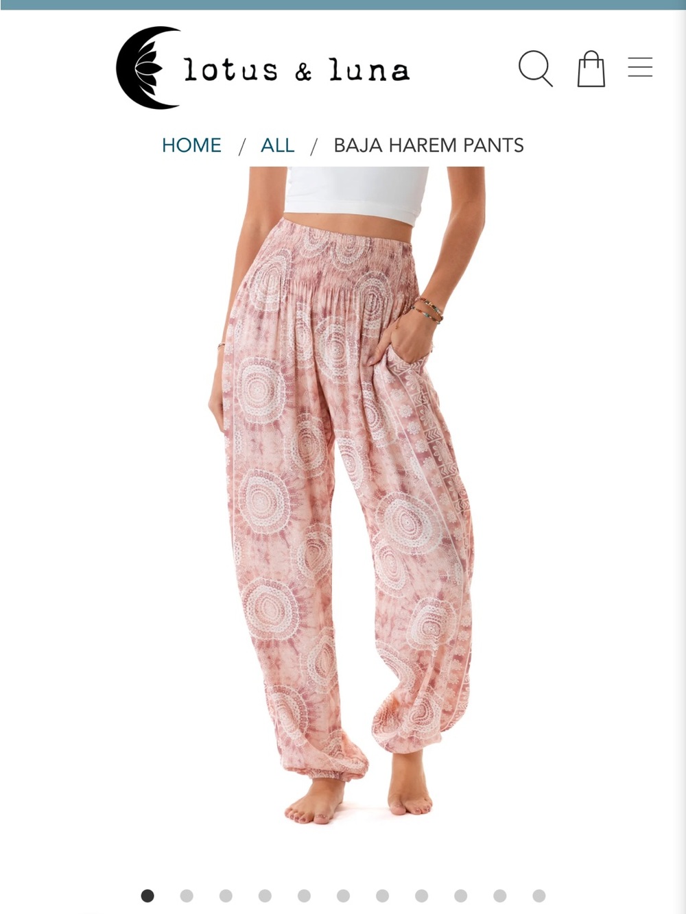 Lotus and Luna Baja Harem Pants - Picture 3 of 4